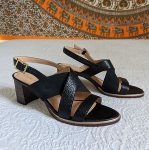 Ellis Tilda Black Heeled Sandal